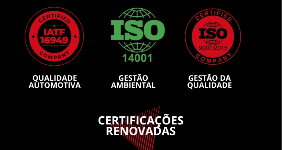 Metalmatrix conquista novamente as recertificaes ISO 9001, IATF 16949 e ISO 14001